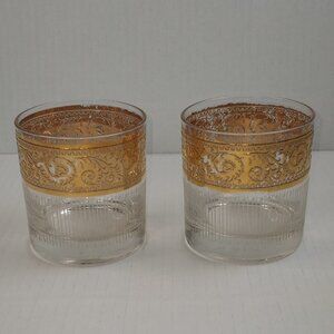 Starlyte Vintage MCM Culver Rocks Glasses Set of 2